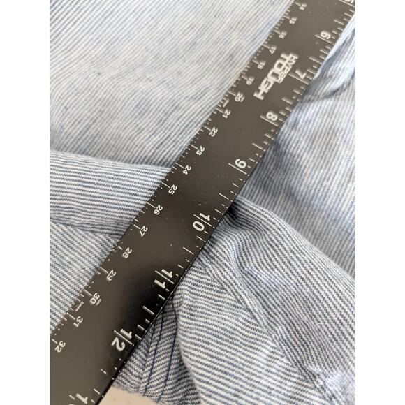 Tommy Bahama Linen Shorts Men 34* Beach Coast Flat Front 9" Inseam Blue - Picture 7 of 10